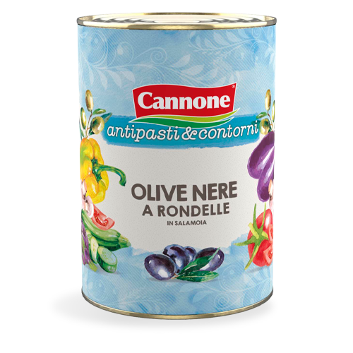 Olivy černé krájené Cannone 4kg